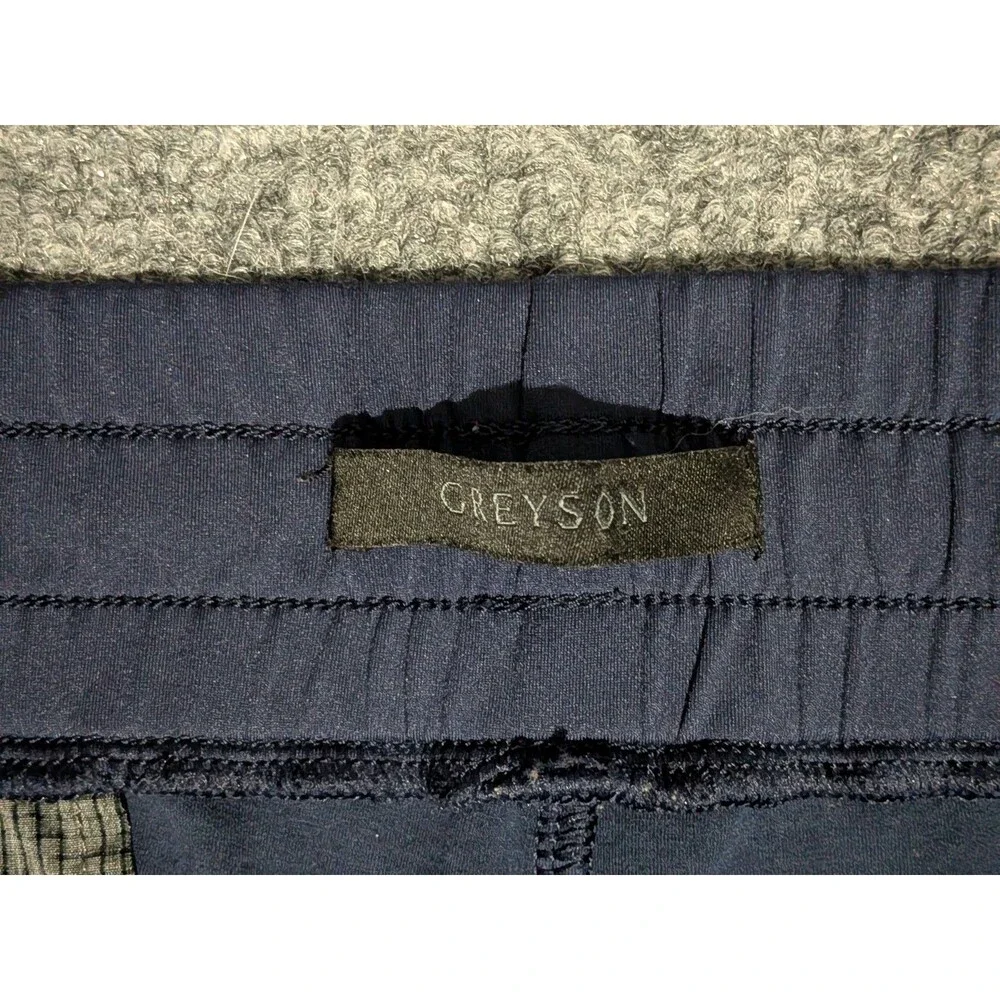 Greyson Pants Mens XXL Activewear Performance Drawstring Stretch Blue